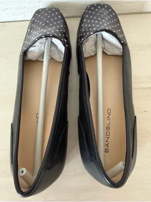 Bandolino Liberty Square Toe Loafers Flats Women’s Black White Polka Dot 6.5 NEW thumbnail 9