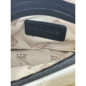 Steve Madden Women’s Shoulder Bag Old Money Preppy Crossbody Black White thumbnail 10