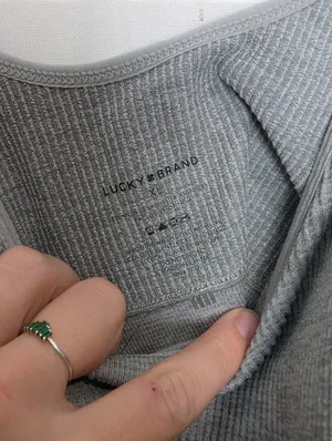 Lucky Brand Grey Sports Bra thumbnail 2