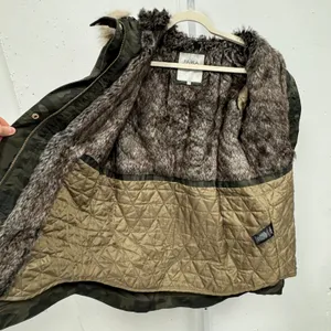 Parka London Women's‎ Caversham Faux Fur Parka Camo Small Lined Faux Fur Hood thumbnail 4