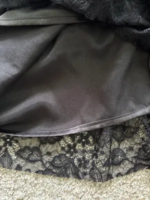 NWT GAËLLE Paris Black Lace Tiered Mini Skirt IT 40 US 4 Romantic Coquette Y2K Luxury thumbnail 6