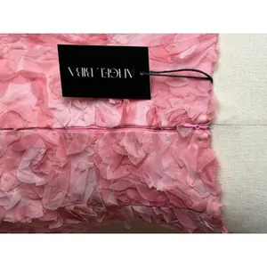 Angel Biba Blanca Mini Dress Women XS Pink NWT 3D Floral Sweetheart Bodycon thumbnail 7