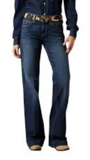 Ariat Women's Dark Indigo Flare Jeans 1207 thumbnail 1
