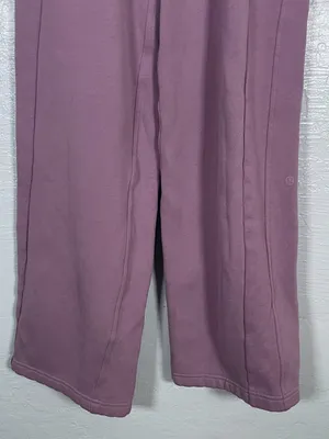 Lululemon Women XXXS Purple Lavender Lux Scuba Mid-Rise Wide-Leg Pant Athleisure thumbnail 2