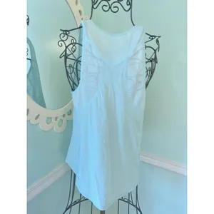 Lululemon top 4‎ mint green Eggshell Blue loose tank top small size 4? thumbnail 3