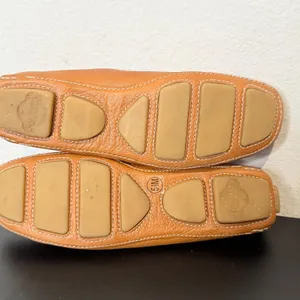 Michael Kors Driving Loafers Womens 5.5 Tan Leather Moc Toe Slip On Shoes thumbnail 8