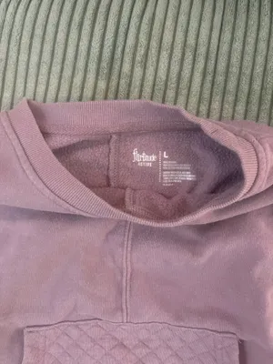 Flirtitude Active Purple Cropped Crewneck thumbnail 4