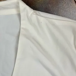 Ann Taylor Factory White Wrap Crossover Blouse Medium thumbnail 9