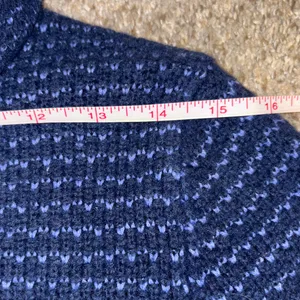 Lands' End Women's Deep Blue Cowl Neck Sweater thumbnail 6