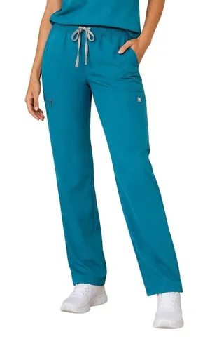 FIGS Technical Collection Scrub Pants Large Teal Blue Cargo Medical Uniform thumbnail 1