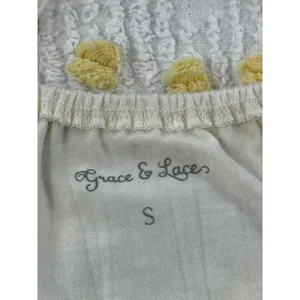 Grace & Lace‎ Cream Ruffle Slip Dress Sleeveless Casual Summer Dress Size S thumbnail 5