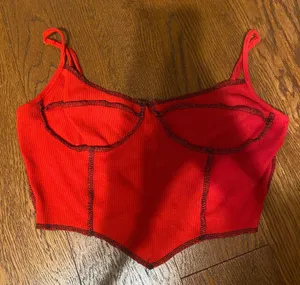 Red Corset Top thumbnail 1