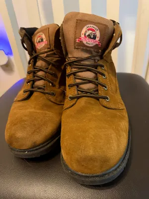 Brahma 11w waterproof leather work boots Brown Size 11 thumbnail 1