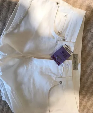 White Joie jean short thumbnail 1