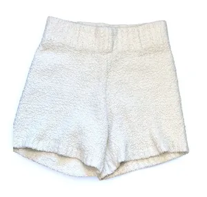 SKIMS Cozy Teddy Collection Boucle Knit Shorts Cream Bone S/M Loungewear Pajamas thumbnail 1