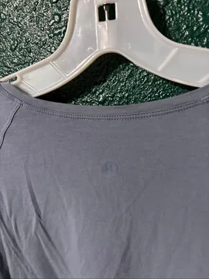 Lululemon Blue Long Sleeve Top Sz Medium thumbnail 3