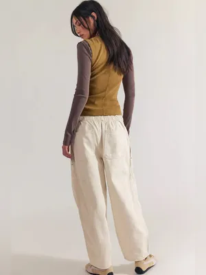 Free people Silverton Pull-On Barrel Jeans thumbnail 3