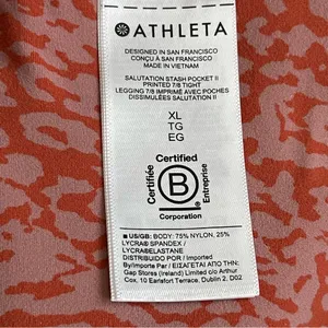 Athleta Salutation Stash Pocket II Printed 7/8 Tight Leggings Women’s Size XL thumbnail 10