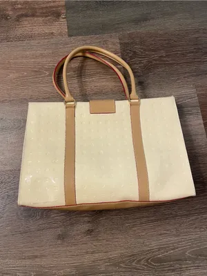Arcadia Bags patent leather embossed top handle bag made in Italy thumbnail 2