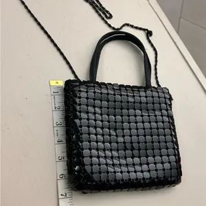 Handbag Elegant Black Beaded Women's Handbag-NO FLAWS! Like new thumbnail 2
