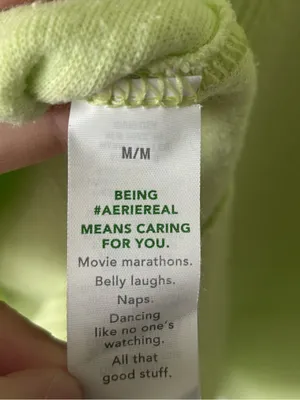 Aerie Wonder Textured V-Neck Sweatshirt Green Glow Oversized Loungewear Neon thumbnail 10