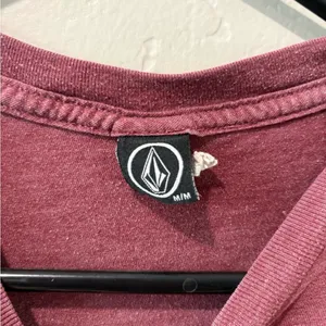 Volcom Burgundy Red Short Sleeve T-Shirt thumbnail 2