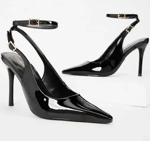 Shoedazzle Pointed toe black heels thumbnail 1