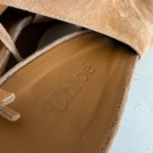 Chloé suede tan fringe tie wedges size 39 (their US‎ 8.5) thumbnail 10