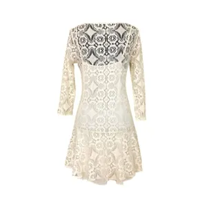 ✨Walking To The Sun Sz 2 Cream Dress in Cream Free People✨ thumbnail 9