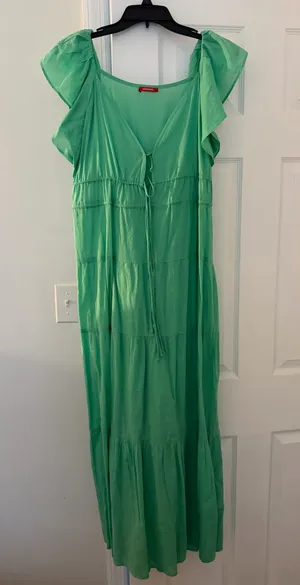 Maxi Dress Green Size none thumbnail 1