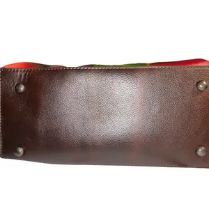 Vintage Style Embossed Satchel Multi thumbnail 5