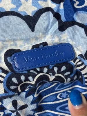 Vera Bradley Blue Floral Medallion Mini Cinch bag thumbnail 3