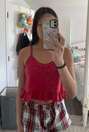 American Eagle red tank top thumbnail 4