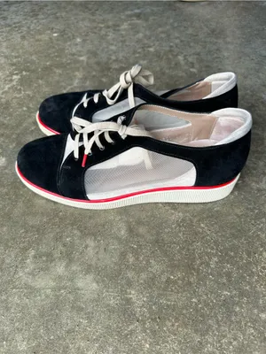 BeautiFeel Cadence Lace-up shoe Black, Cream and Red Lace-Up Women's Sneakers thumbnail 4