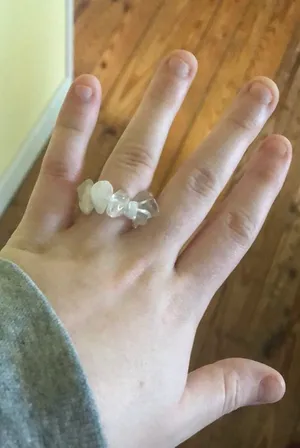 Handmade Clear Quartz Ring thumbnail 2