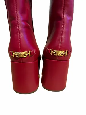 BNWT Circus NY Women’s Red Knee-High Leather Boots thumbnail 7
