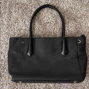 Dagne Dover Signature Tote in Onyx Black thumbnail 4