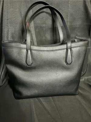 Nine West Black Tote Bag 3 PC Set NWT thumbnail 5
