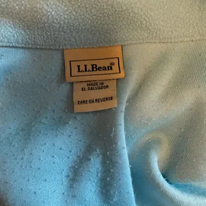 L.L.Bean Fleece Jacket Women M Turquoise Blue Full Zip Outdoors Y2K Preppy Warm thumbnail 6