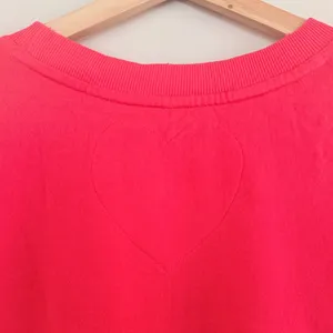 FREE PEOPLE Eleanor Layered Sweatshirt Minidress Watermelon Wedge Combo Size L thumbnail 5