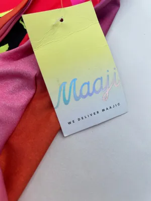 NWT Maaji Reversible Floral & Ombre One Piece Swimsuit Size Small thumbnail 5