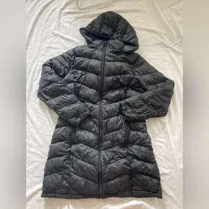 Charter Club Packable Hooded Puffer Coat Size Large Black thumbnail 3
