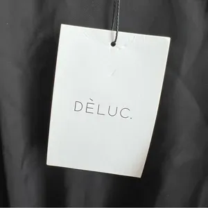 Deluc NWT Harlow Black Satin Mini Dress Size Medium Sleeveless Ruffle Dress thumbnail 6