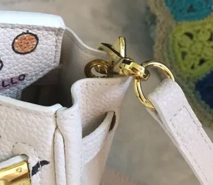 Vegan leather Designer Inspired handbag White thumbnail 5