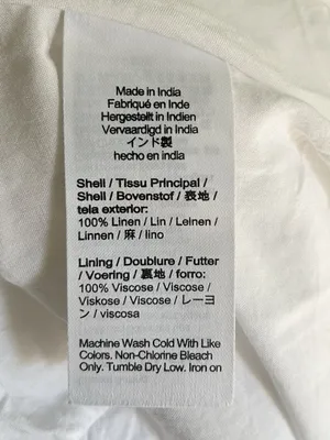 J.Crew Claudia White Linen Shift Mini Dress XS coastal quiet luxury thumbnail 5