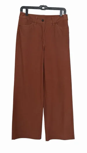 LULULEMON City Sleek 5 Pocket Wide Leg Pant Sz 28 Utilitech Women #JJJ7-3 thumbnail 1