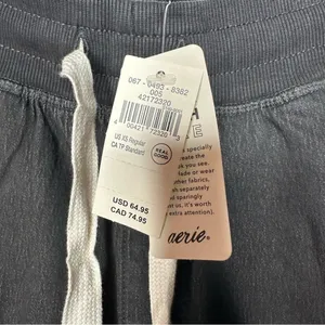 Aerie NWT Grey Soft Landing Wide Leg Trouser Pants Size XS thumbnail 8
