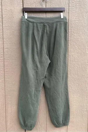 Aerie Womens Pants Joggers Corset Waist Sweatpants Sunwashed Green Size Large thumbnail 4