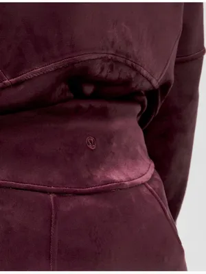 Lululemon Velvet Scuba High Rise Mini Skirt NEW NWT Rare Garnet Size Medium M thumbnail 4