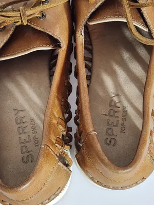 Sperry Brown Leather Top-Sider Slip-On Shoes Size 9.5 thumbnail 9